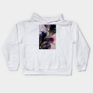 Petals of Love - Abstract Alcohol Ink Resin Art Kids Hoodie